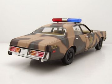 GREENLIGHT collectibles Modellauto Dodge Monaco 1978 Hazzard County Camouflage Sheriff Modellauto 1:18, Maßstab 1:18