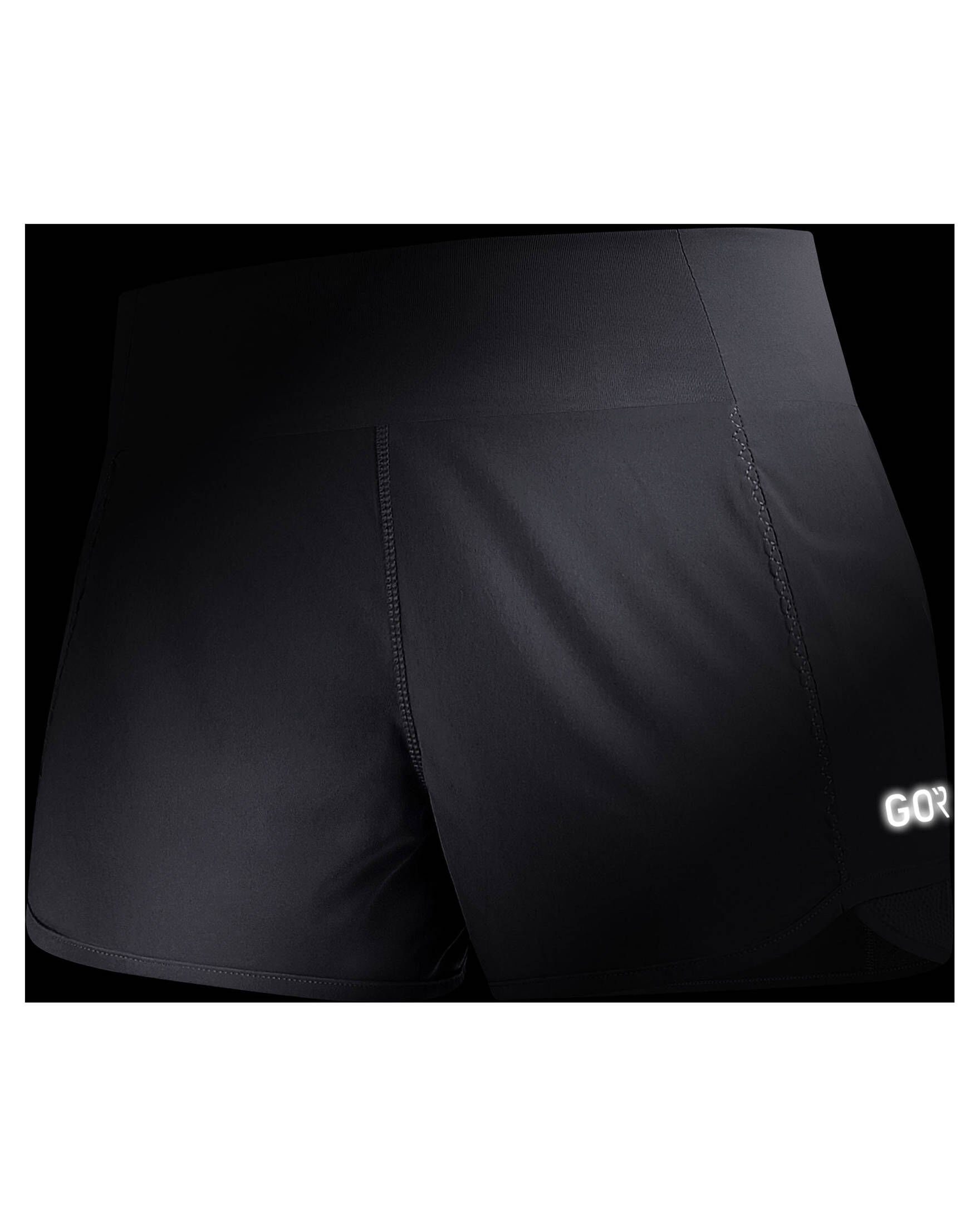 Damen Shorts Black R5 Wear LIGHT Laufsport GORE® (1-tlg) Trainingsshorts