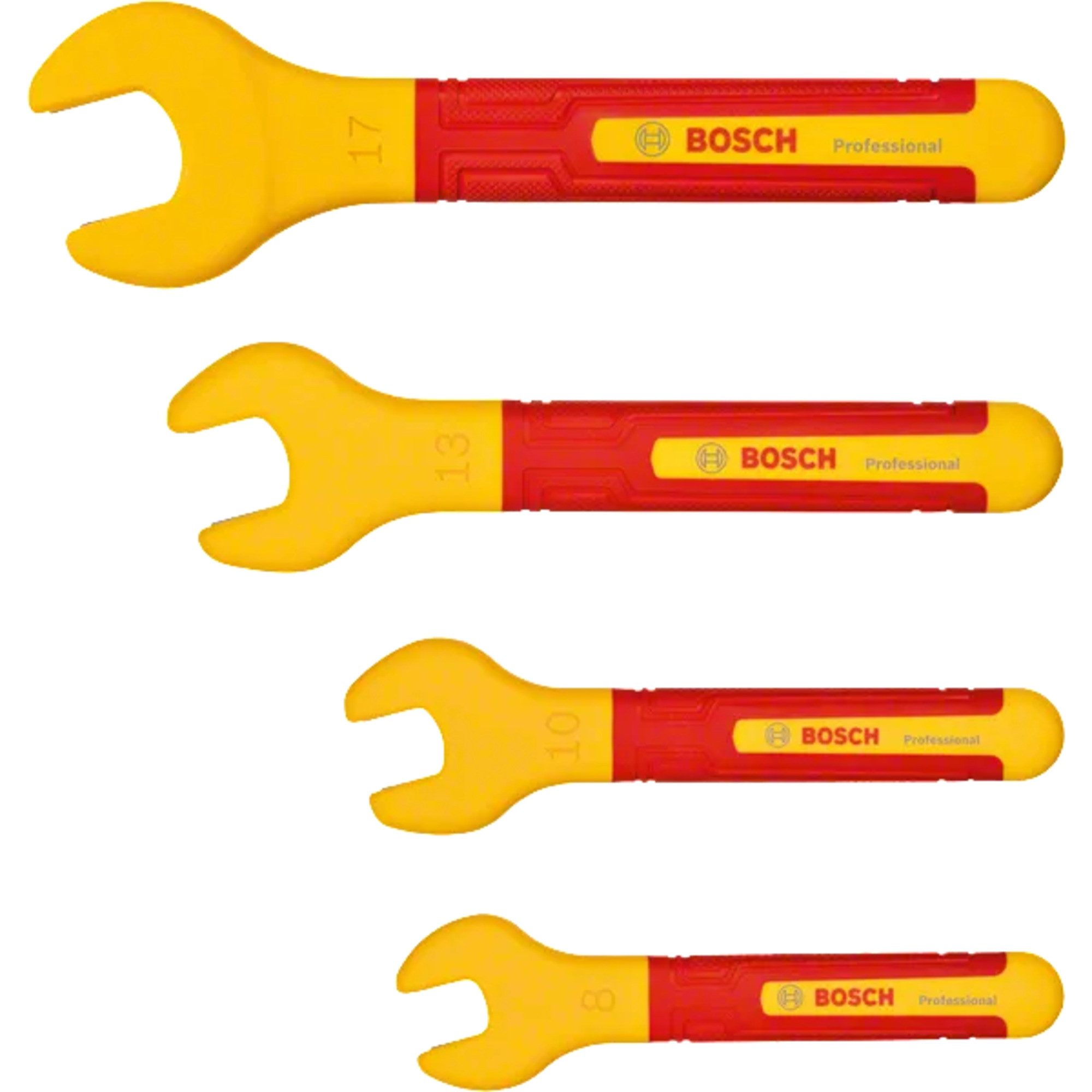Bosch Professional Maulschlüssel Bosch Professional VDE Einmaulschlüssel-Set 8/ 10/