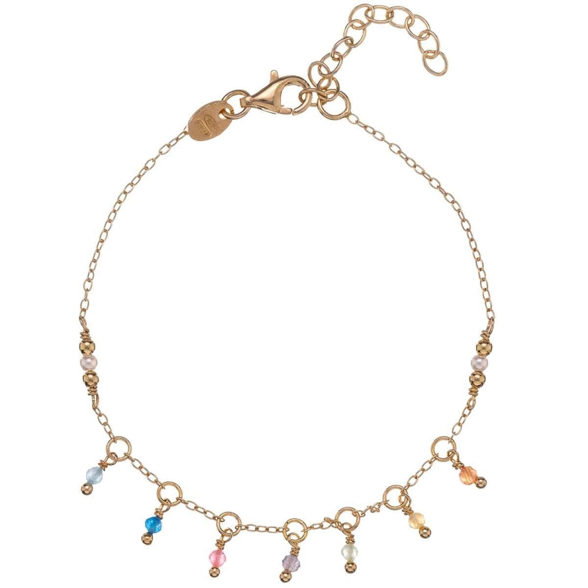 Alisia Silberarmband AL4936.01.000, Damenarmband Prism Silber Vergoldet mit Pastellfarben