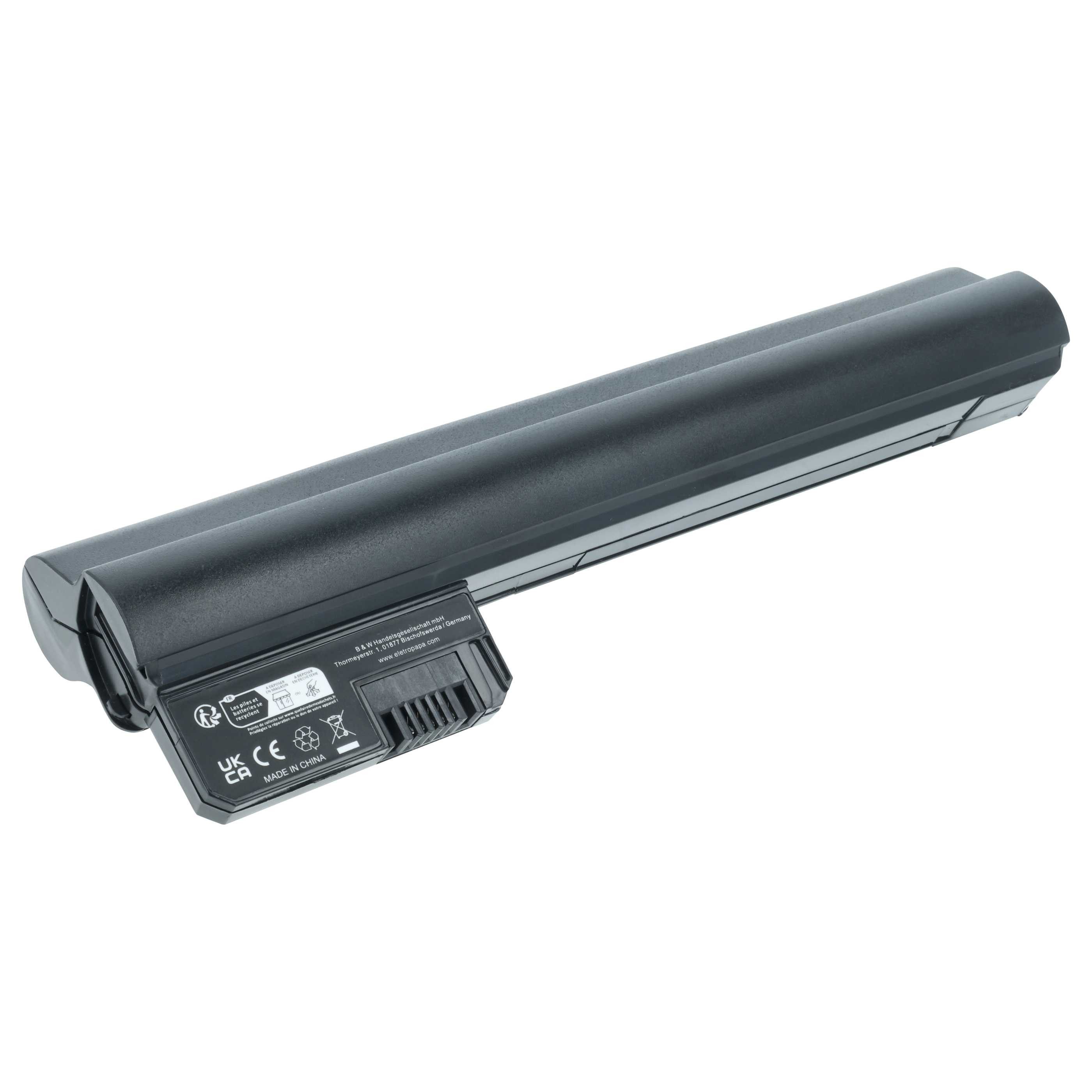 vhbw vhbw Akku kompatibel mit HP CompaQ Mini 210-1002TU, 210-1003SA, 210-10 Laptop-Akku Akku Li-Ion 4400 mAh (10,8 V, 1 St), Leistungsfähiger Austausch-Akku für Notebook, Wiederaufladbar, Jede