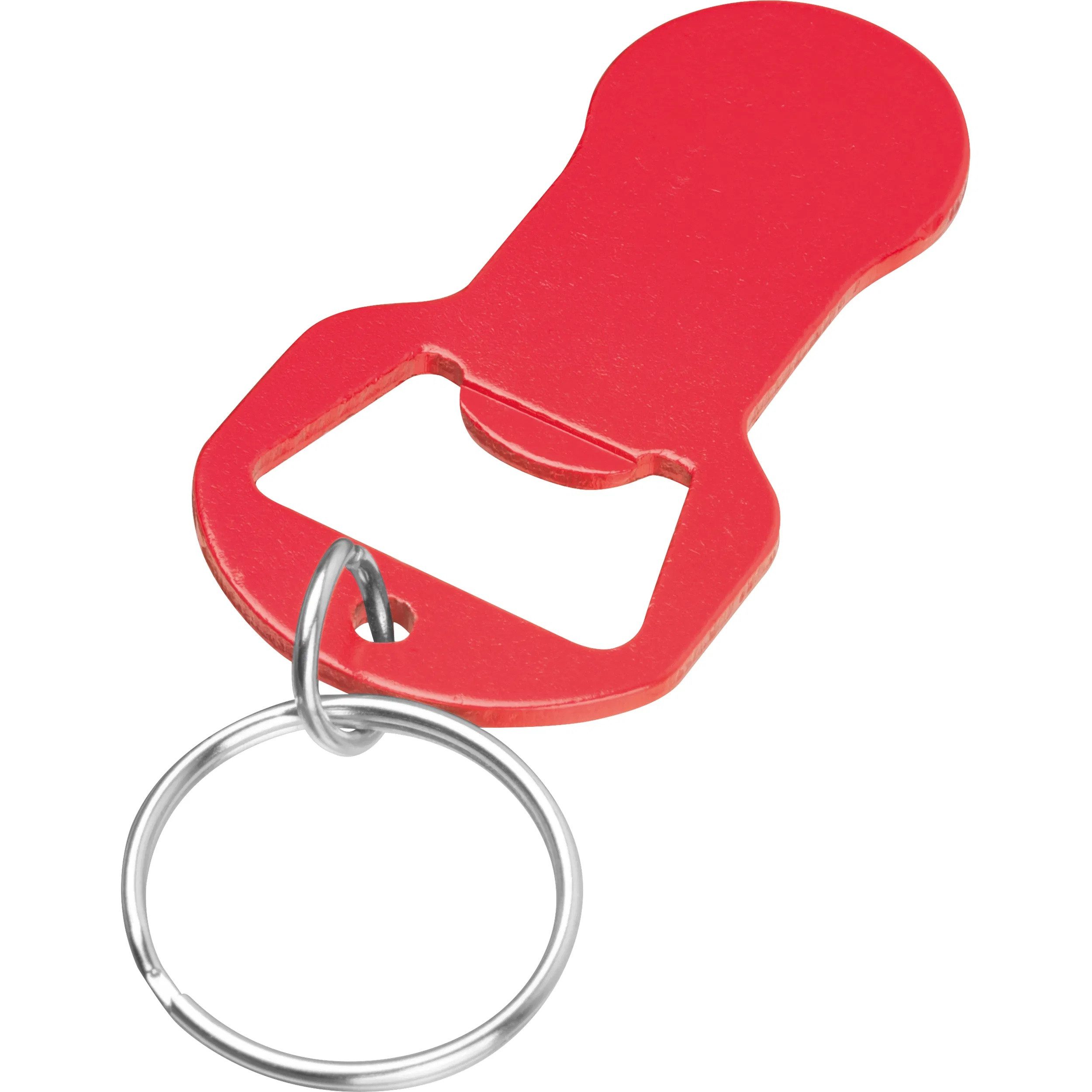 Macma Schlüsselanhänger Schlüsselanhänger mit Einkaufswagenlöser und Öffner / Farbe: rot