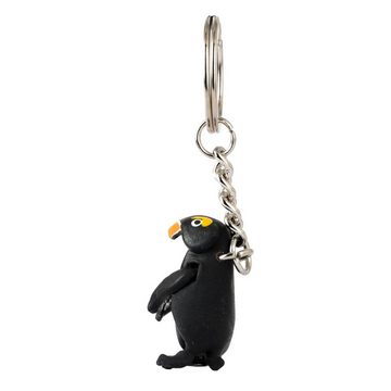 Monkimau Schlüsselanhänger Pinguin Schlüsselanhänger Leder Tier Figur (Packung)