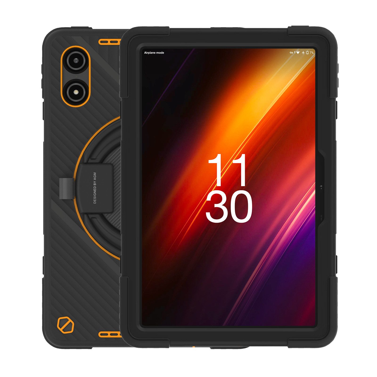 AGM by Beafon AGM P2 Tablet Active Rugged 8 + 256 GB Tablet (10,9", 256 GB, Android, 4G (LTE), IP68/IP69K/MIL-STD-810H, 360°-Ring als Ständer oder zum Tragen)