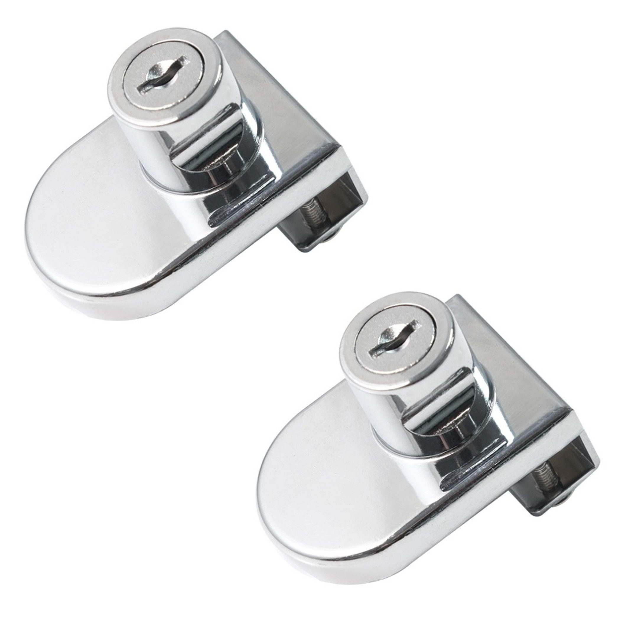 BAYLI Regal 2 x Glasschranktürschloss, Sicherheitsschloss für Glas Vitrine günstig online kaufen