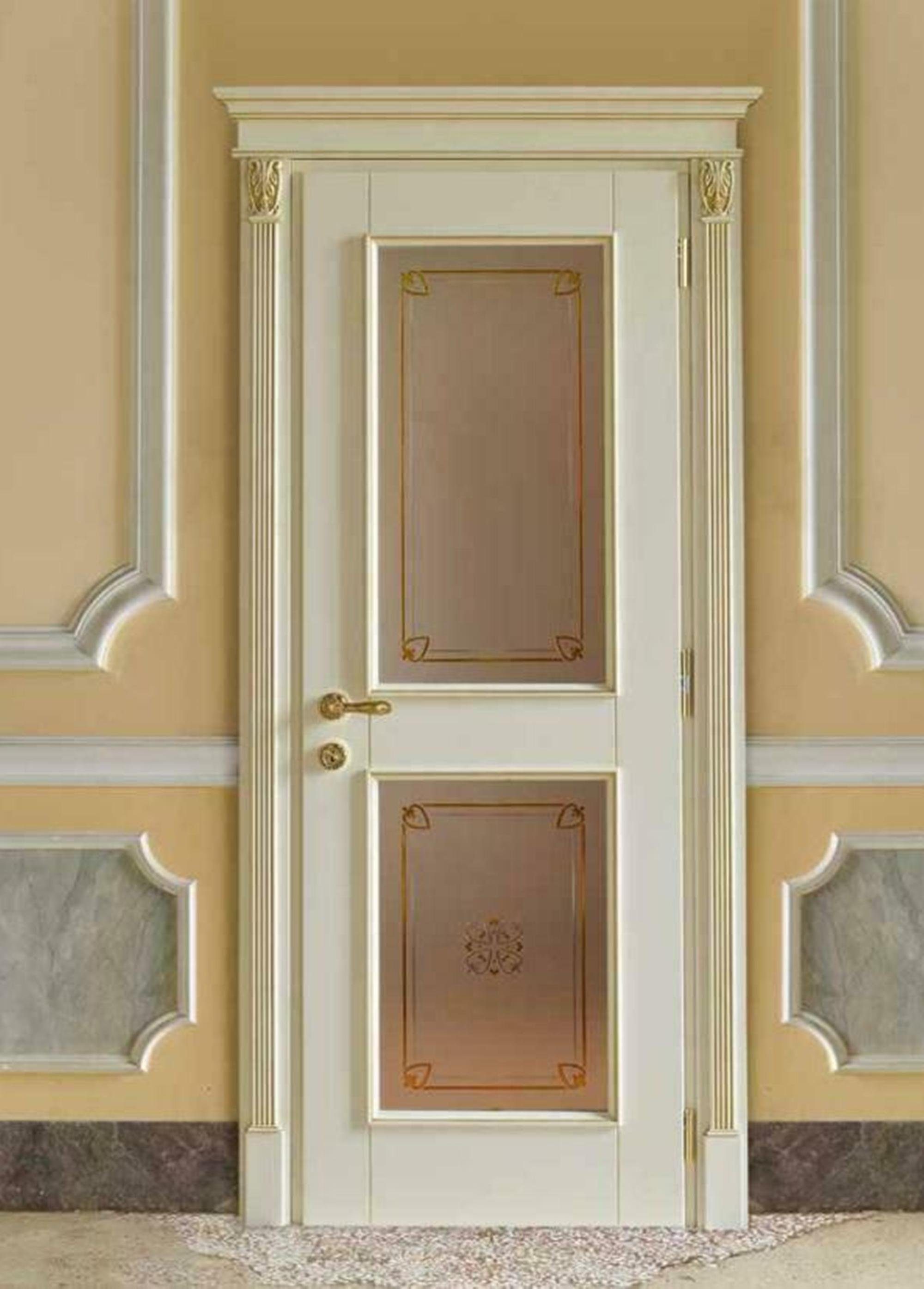 JVmoebel Zimmertür, Tür + Zarge Внутренние двери Barock Maßanfertigung Klassische Holz Türen