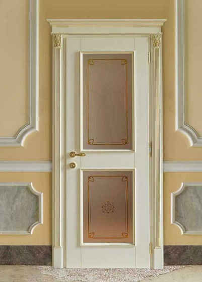 JVmoebel Zimmertür, Tür + Zarge Innentüren Barock Maßanfertigung Klassische Holz Türen