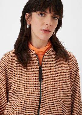 comma casual identity Blusenblazer Blouson-Jacke aus Bouclé