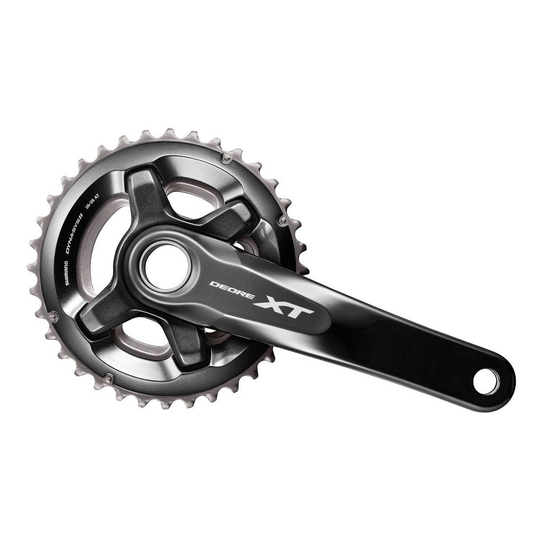 Shimano Fahrradkurbel Kurbelgarnitur Deore XT 26/36 175mm FC-M8000 Hollowtech-II mit Achse