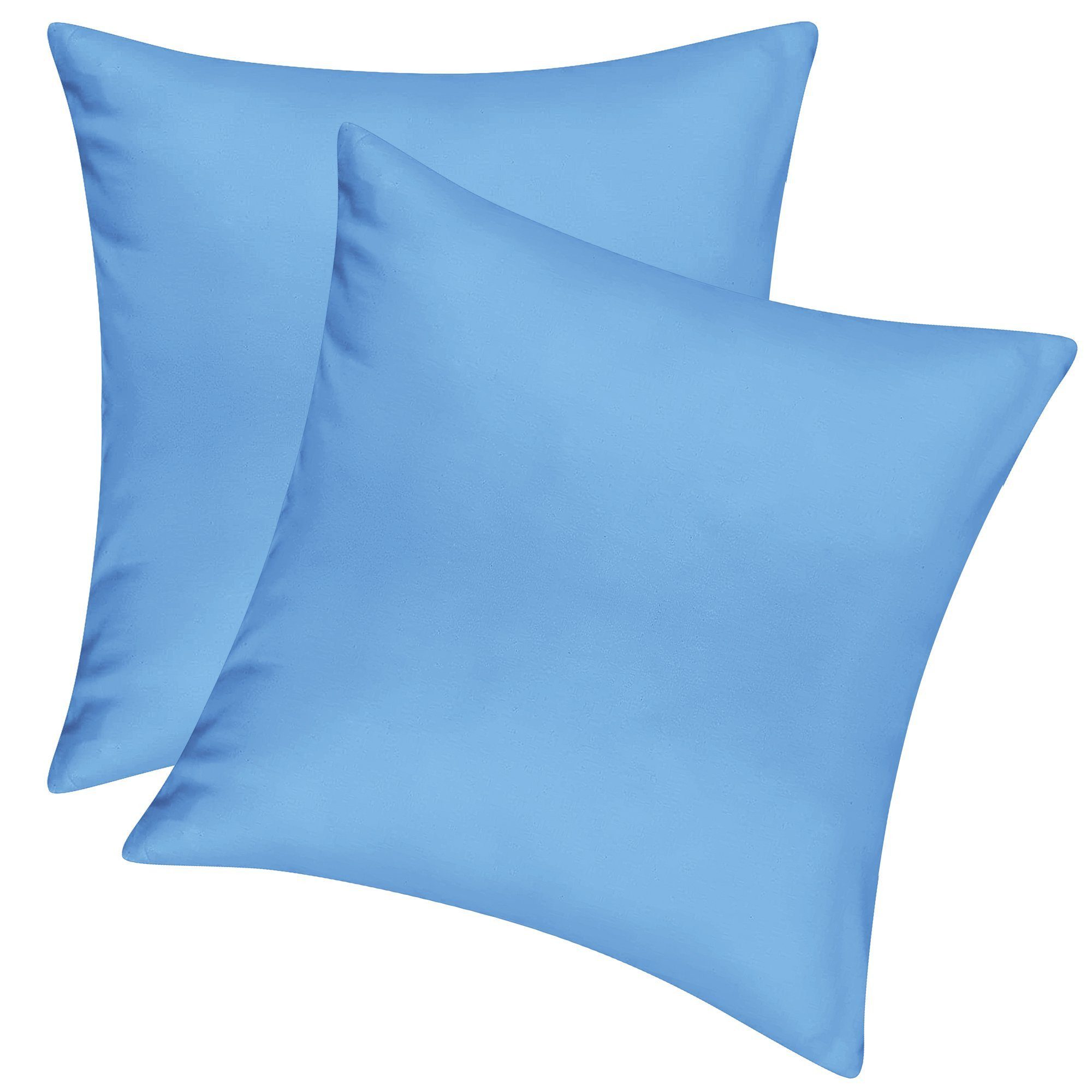 Pataya Kissenbezug 100% Baumwolle, weiche Kopfkissenbezug, Kissenhülle, Kissenbezüge, (2 Stück), Weich und Atmungsaktiv, Jersey, 140 g/m²