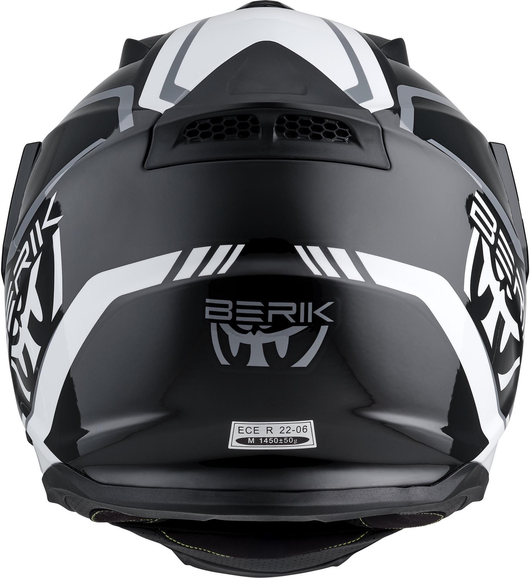 Berik Motocrosshelm MX313 Volstom Adventure Pro Enduro Helm, Vorbereitet Für Kommunikationssystem,herausnehmbares Innenfutter – Bild 4 von 5