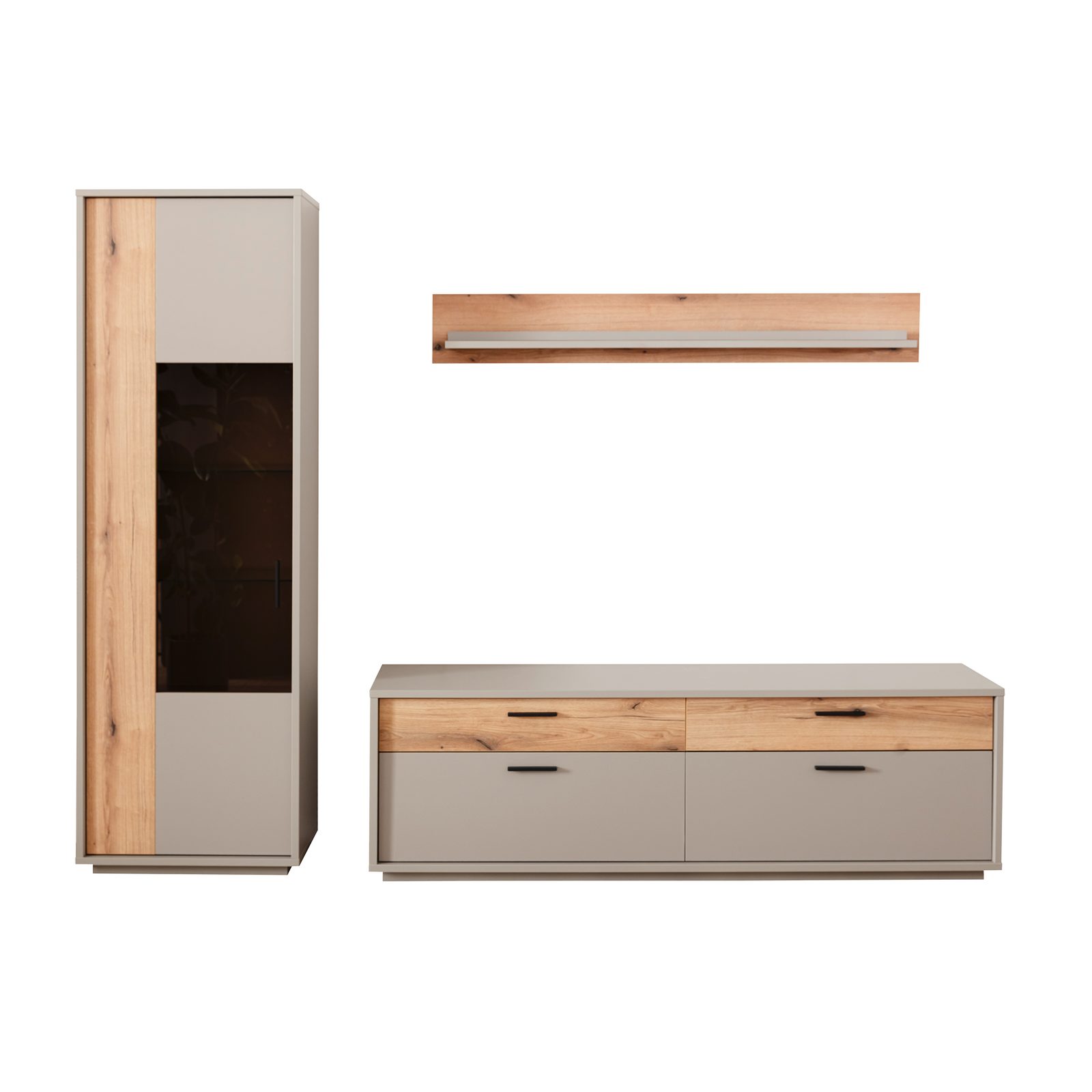 MCA furniture Wohnwand VALDIVIA, mit Beleuchtung