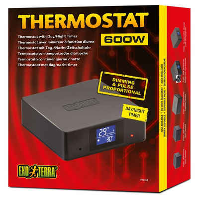 Exo Terra Terrarium-Klimasteuerung Thermostat mit Tag/Nacht Timer 600 W