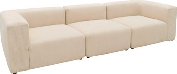 RAUM.ID Big-Sofa Gerrid, Cord-Bezug, bestehend aus Modulen: 2 Eck- und ein Mittelelement