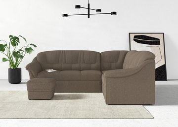 DOMO collection Ecksofa Montana L-Form, wahlweise mit Bettfunktion