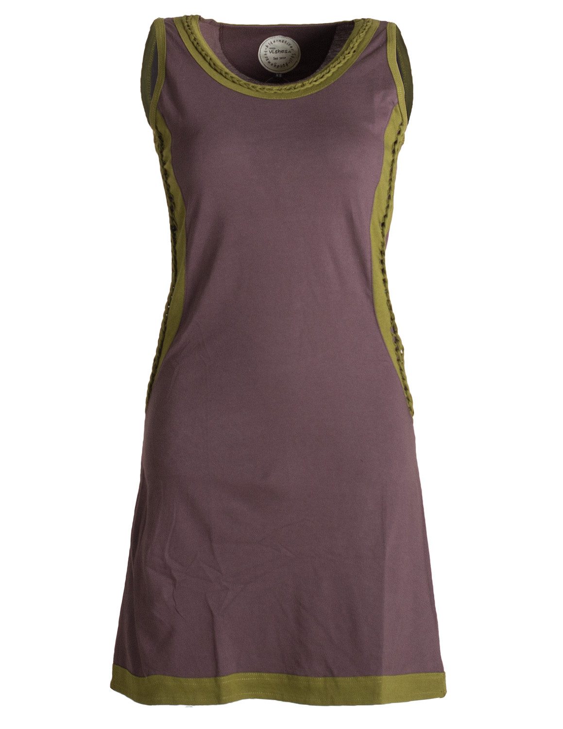 Vishes Sommerkleid Ärmelloses Kleid mit geflochtenen günstig online kaufen