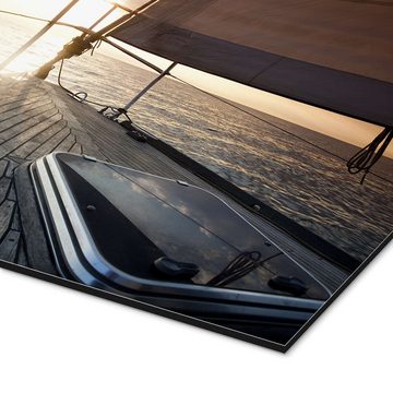 Posterlounge Alu-Dibond-Druck Editors Choice, In die Ferne segeln, Badezimmer Maritim Fotografie