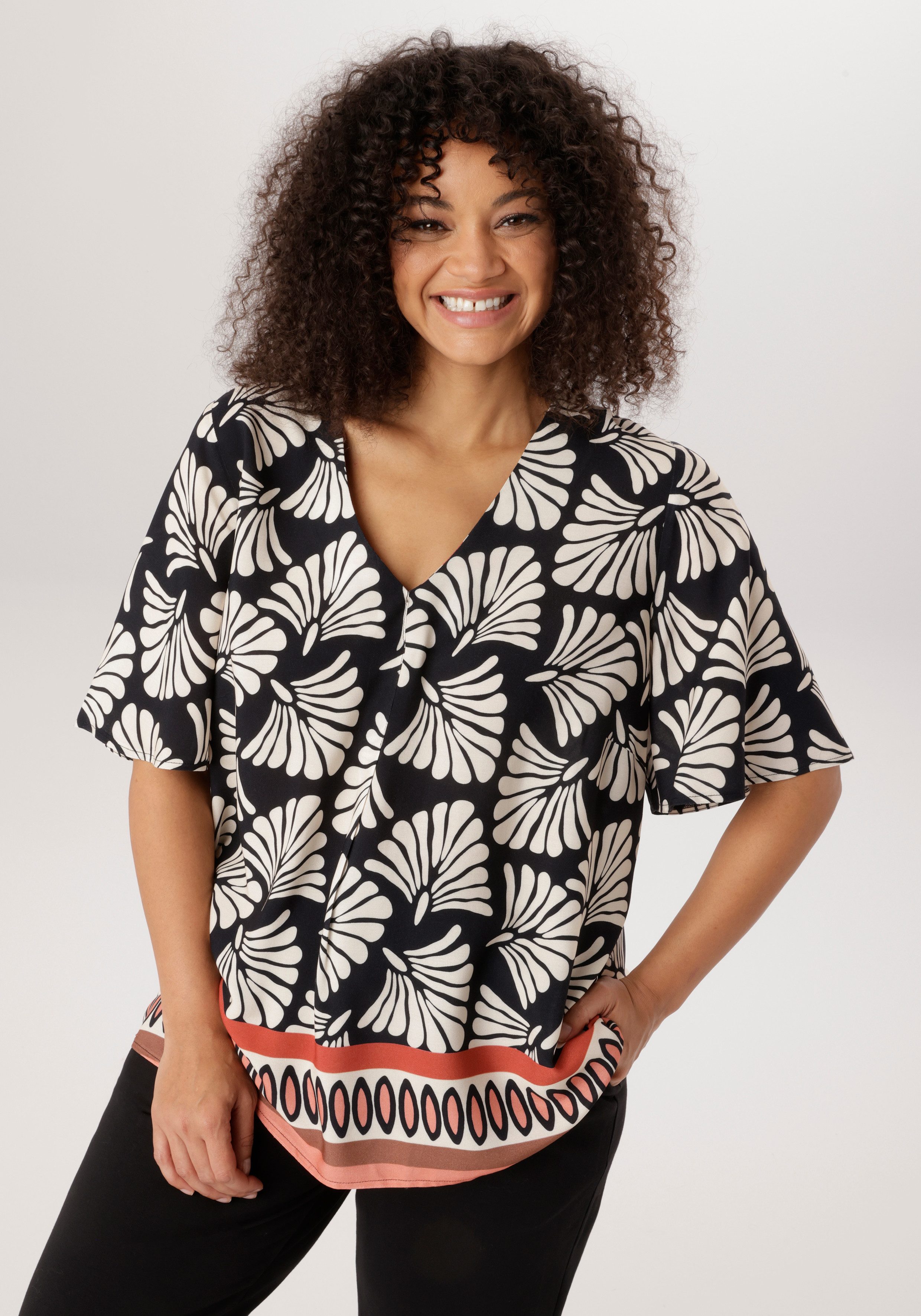 Aniston PLUS Schlupfbluse Allover bedruckt - NEUE KOLLEKTION. € 49,99, (€ 49,99 pro 1 Stk).