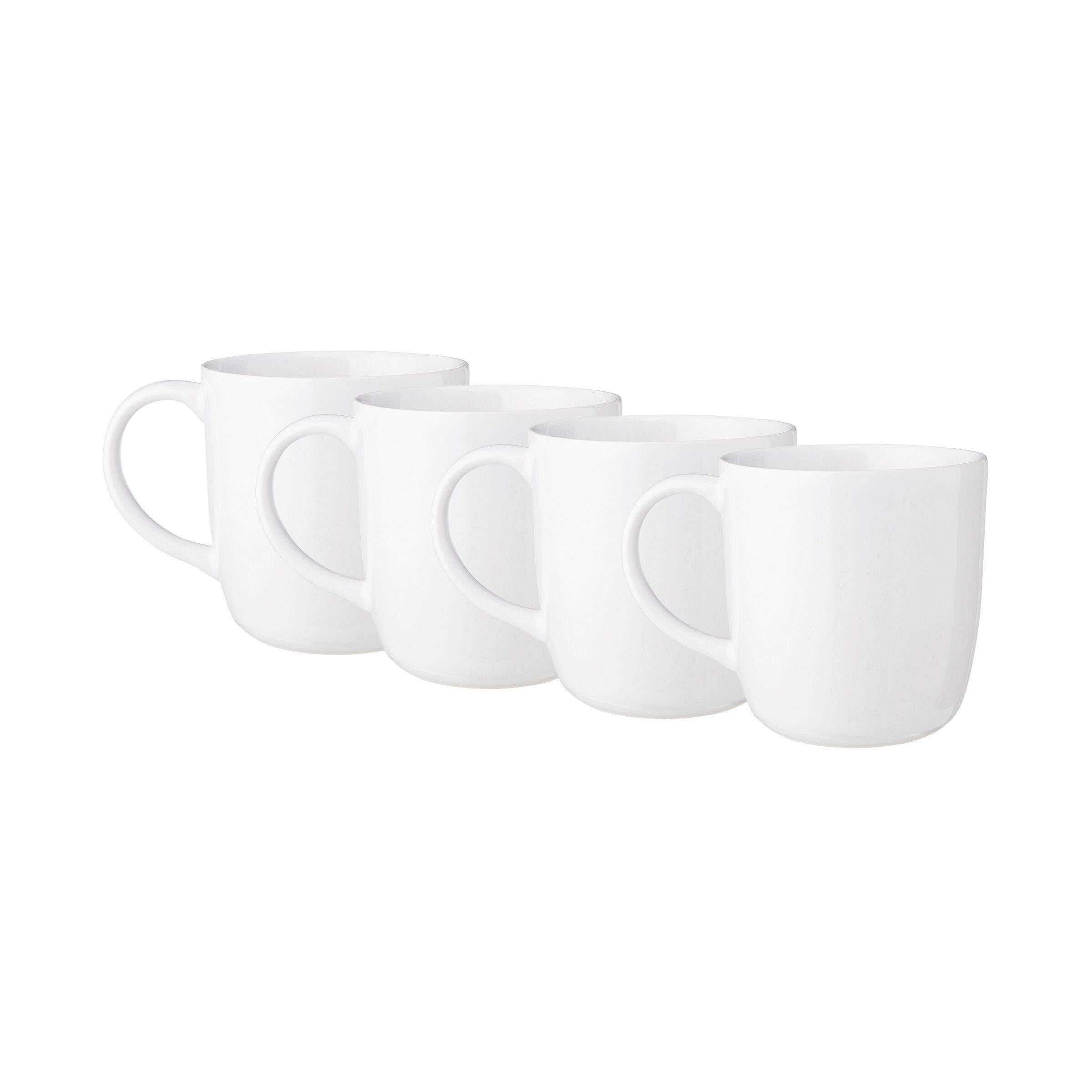 BUTLERS Tasse NATIVE 4x Tasse mit Henkel 300ml, Steinzeug