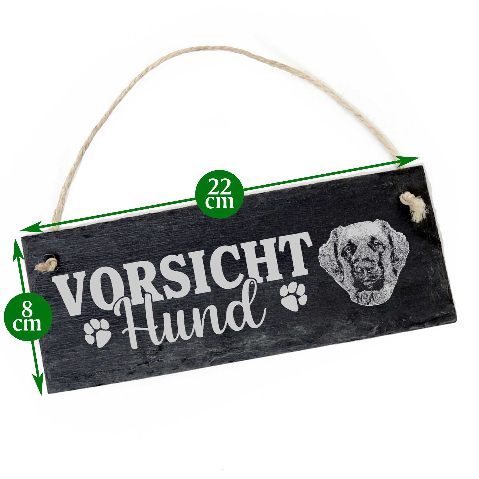 Vorsicht 22x8cm Leonberger Dekolando Hängedekoration Hund Schild