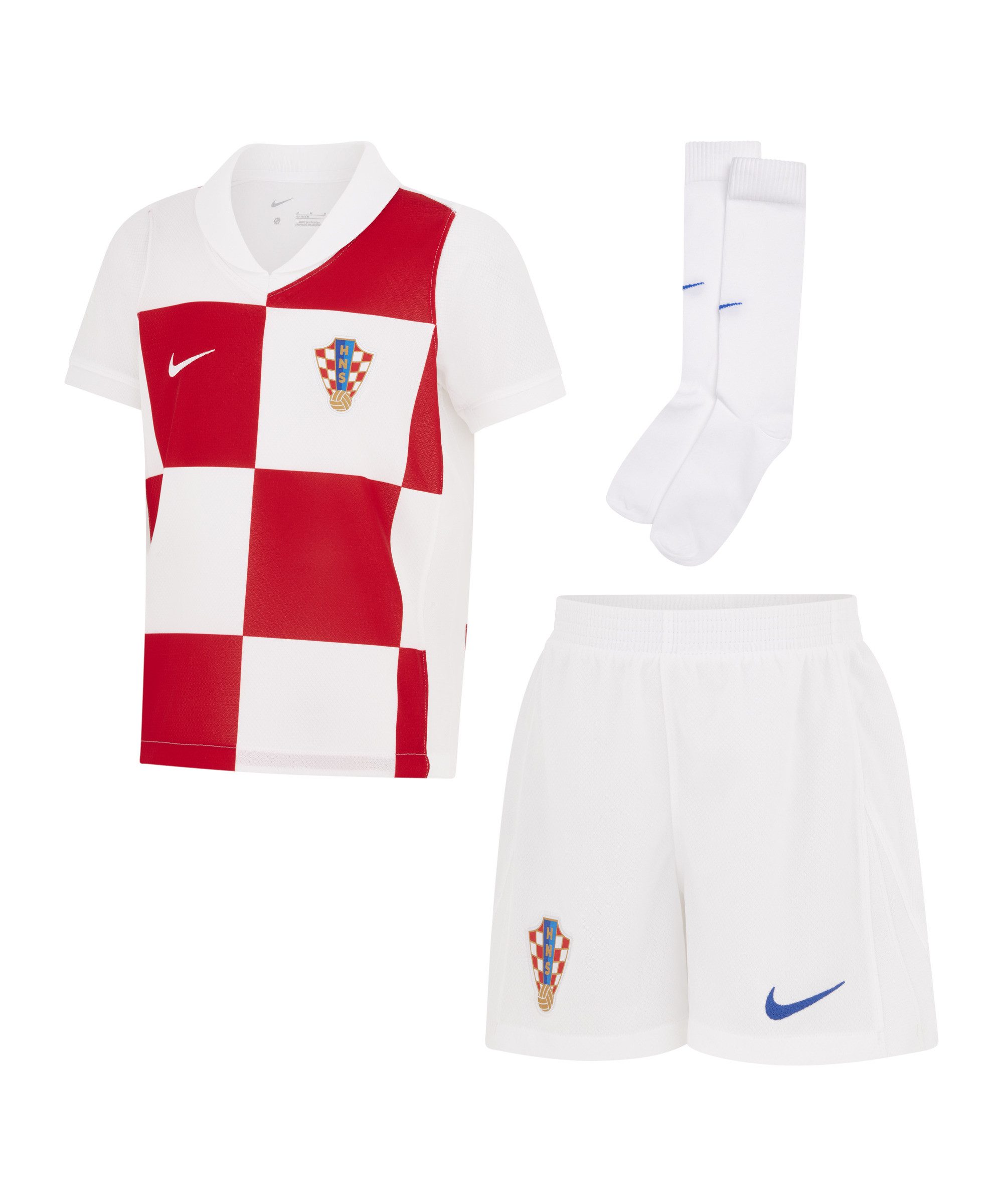 Nike Fußballtrikot Kroatien Minikit Home EM 2024 Kids