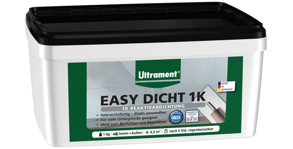 Ultrament Duschdichtung Ultrament Easy Dicht 1K 1 kg