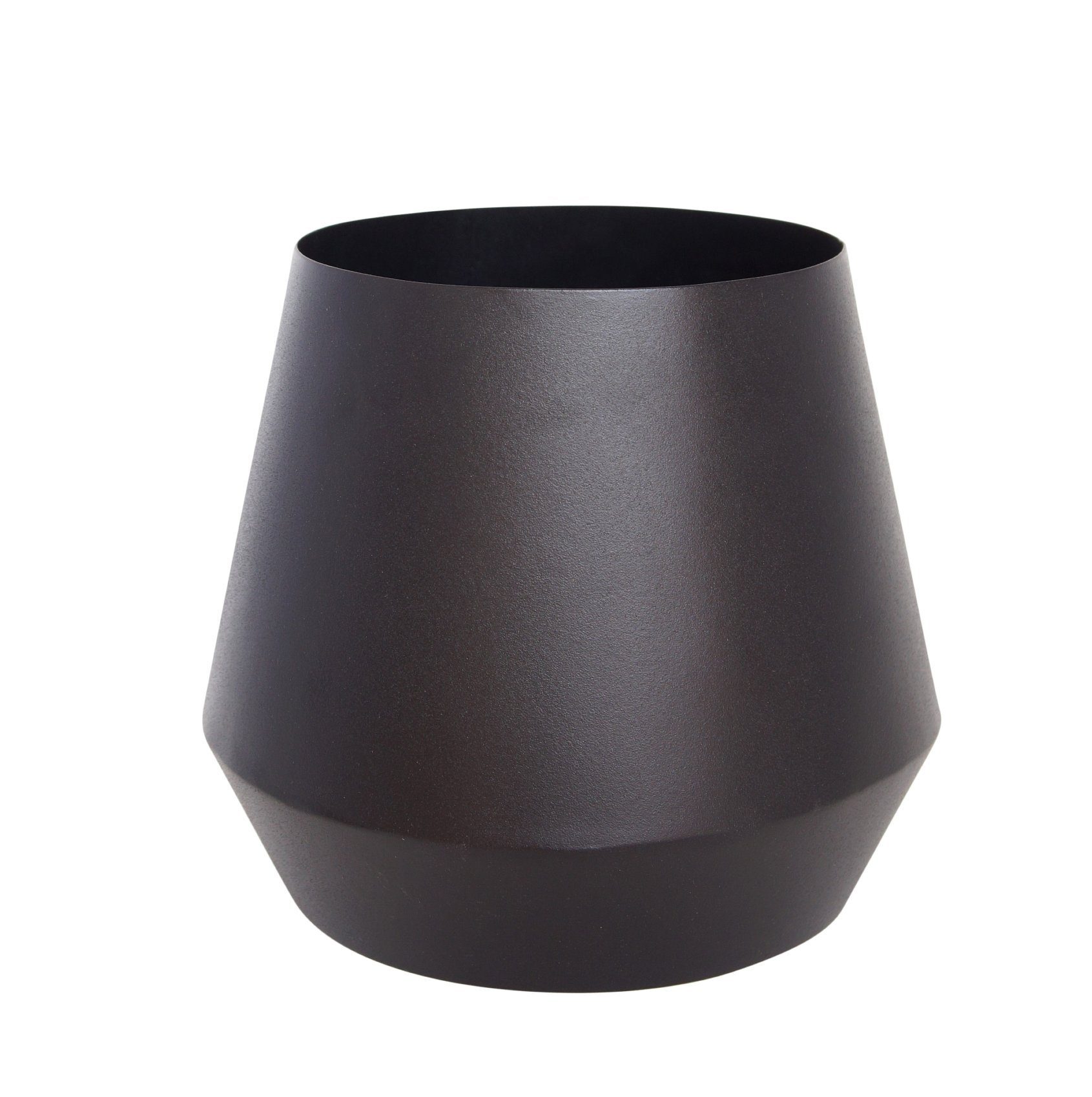 Blumentopf Timur in Schwarz matt Ø22 cm