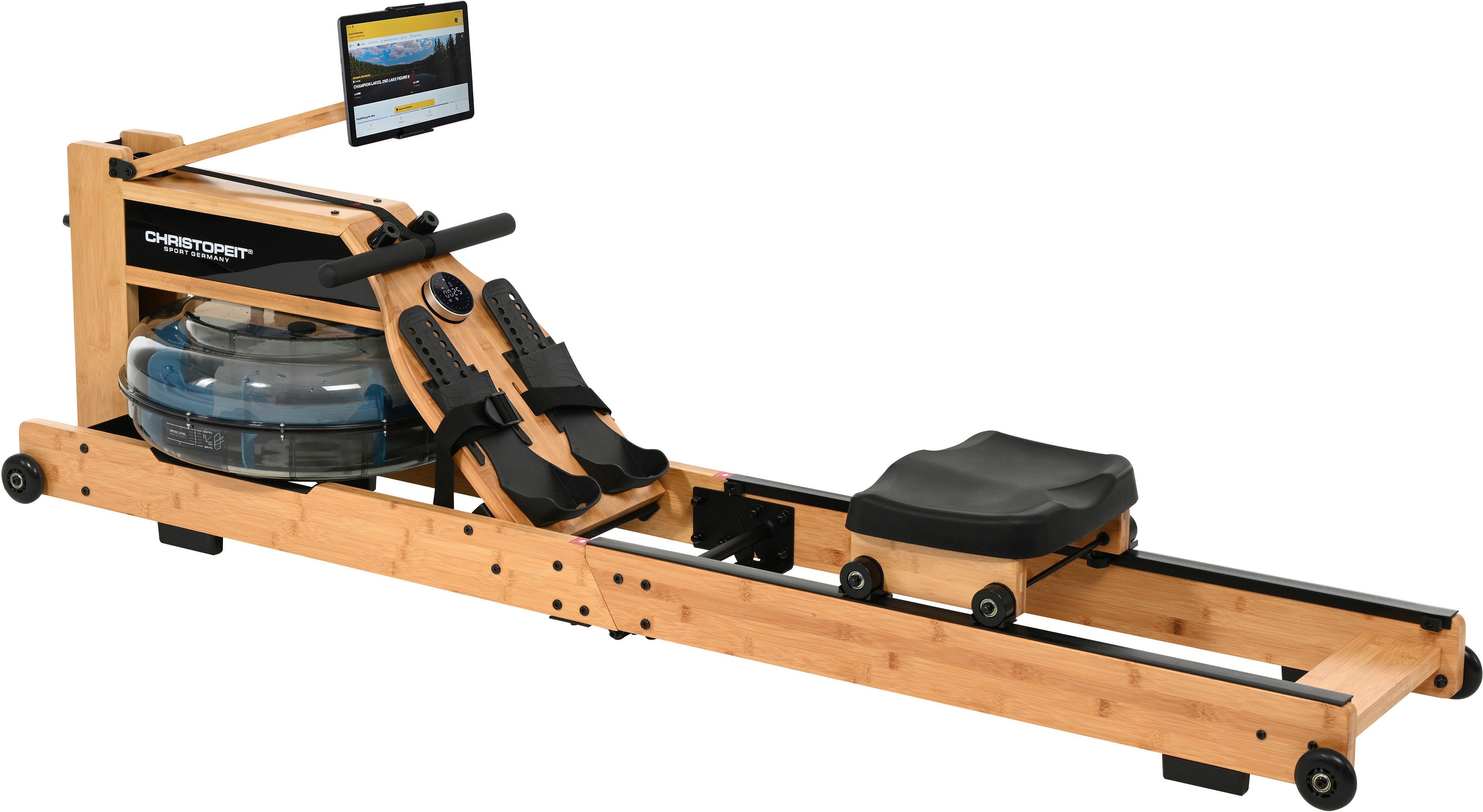 Christopeit Sport® Rudergerät Wasserrudergerät Colorado (120 kg max. Benutzergewicht, Sport), Rudermaschine, klappbar