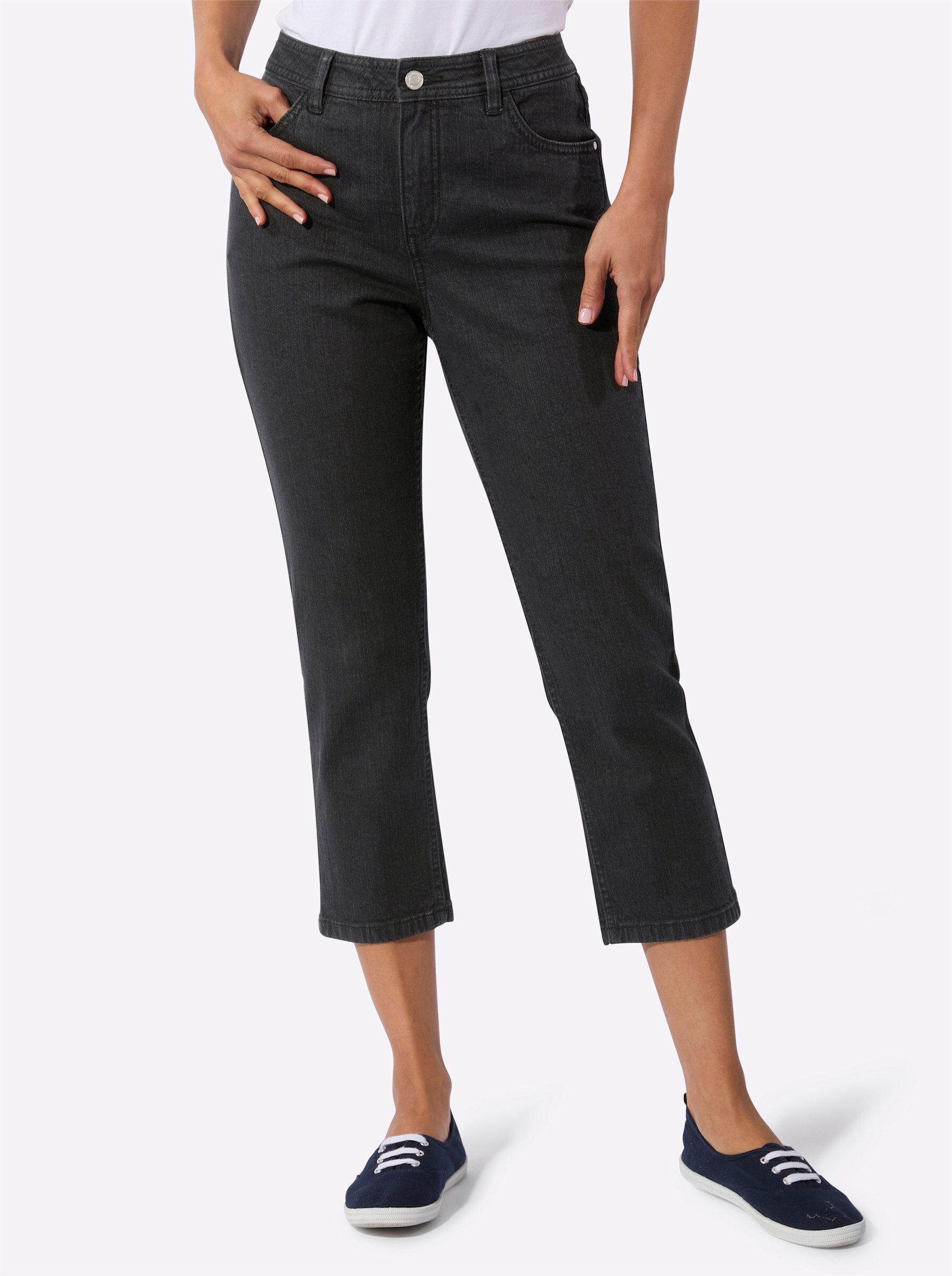 Jeansshorts 7/8-Jeans komfortabel