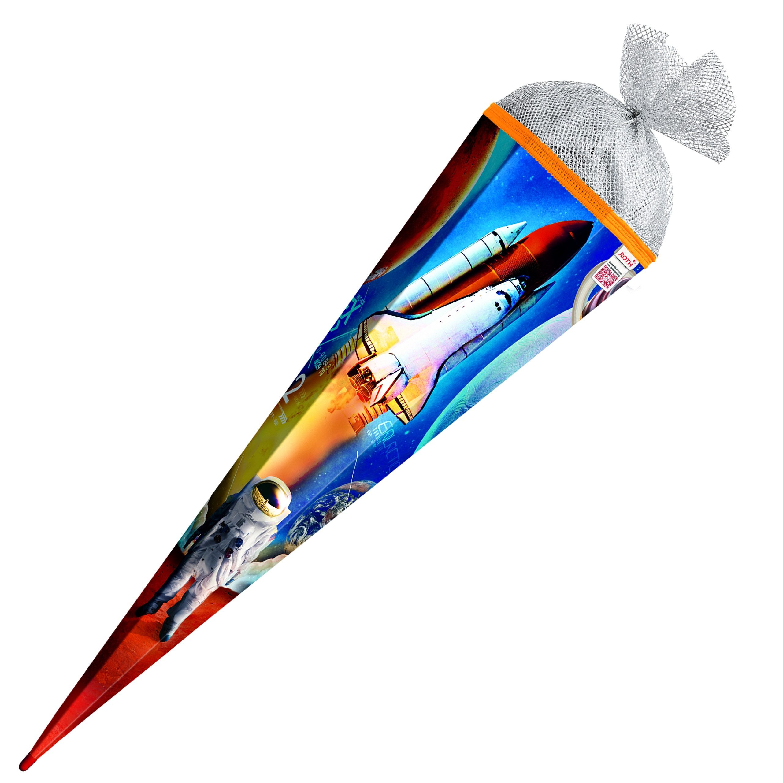 Roth Schultüte Schultüte / Zuckertüte / 85cm / eckig / "Weltraum"