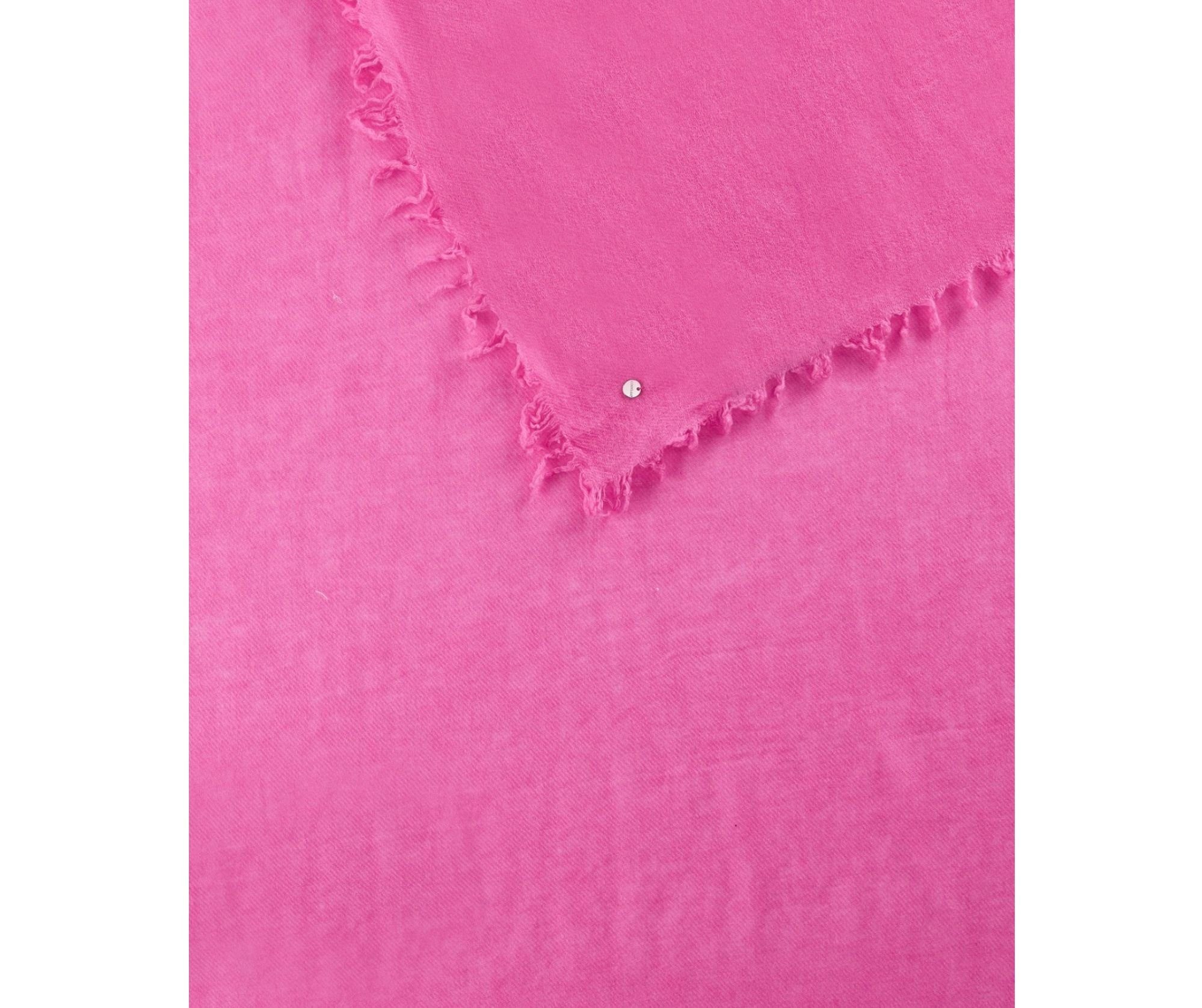 Wolle aus Kaschmir, gewebter pink Codello Codello und Wollschal Premium Fransenabschlüsse Schal