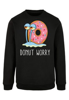 F4NT4STIC Sweatshirt Spongebob Schwammkopf Donut Worry Garry Schnecke Print
