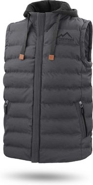 normani Funktionsweste Herren Winter-Steppweste Nanaimo Wattierte Winterweste - winddichter Bodywarmer Weste mit Kapuze