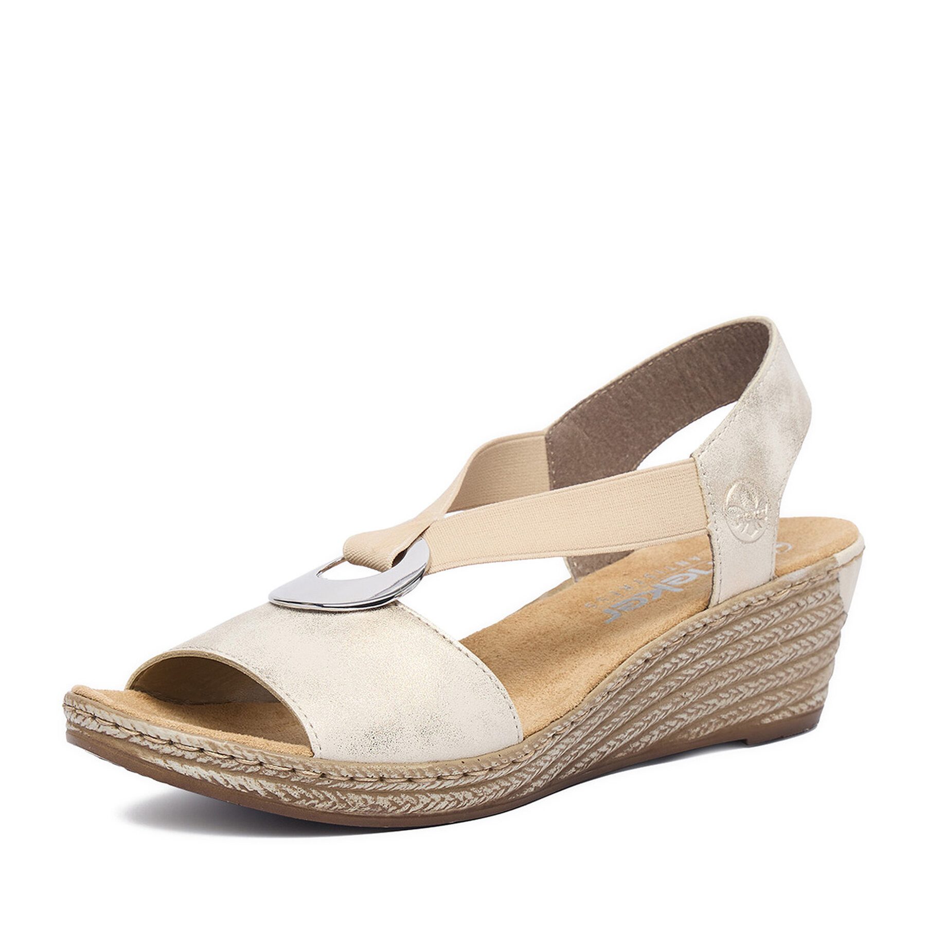 Rieker Rieker Damen-Sandalen Beige 624H6-60 Sandale