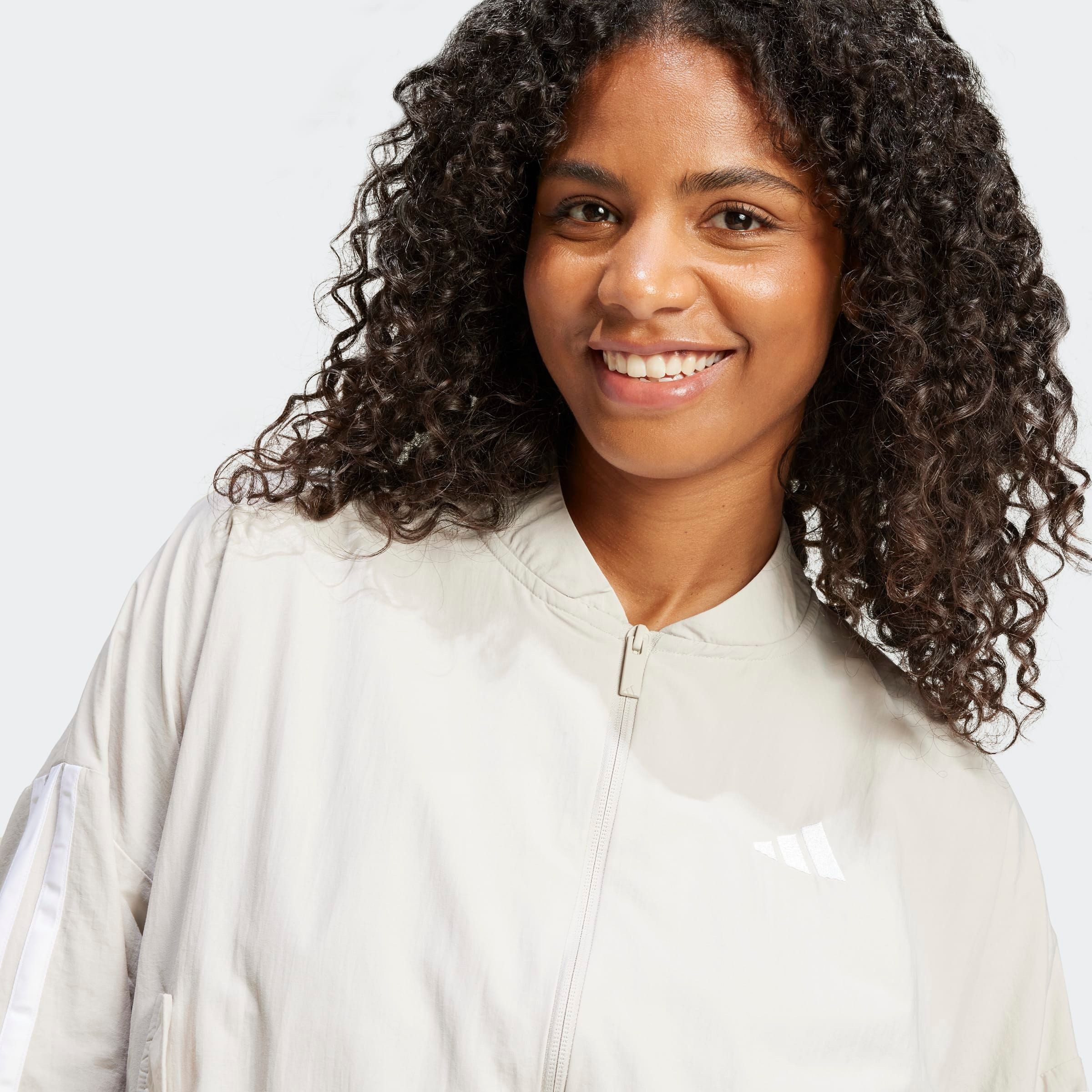 adidas Sportswear Bomberjacke ESSENTIALS 3-STREIFEN LIFESTYLE WOVEN