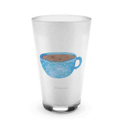 Mr. & Mrs. Panda Glas Kaffee Tasse - Transparent - Geschenk, Latte Macchiato, Cappuccino Ta, Premium Glas, Herzliche Motive