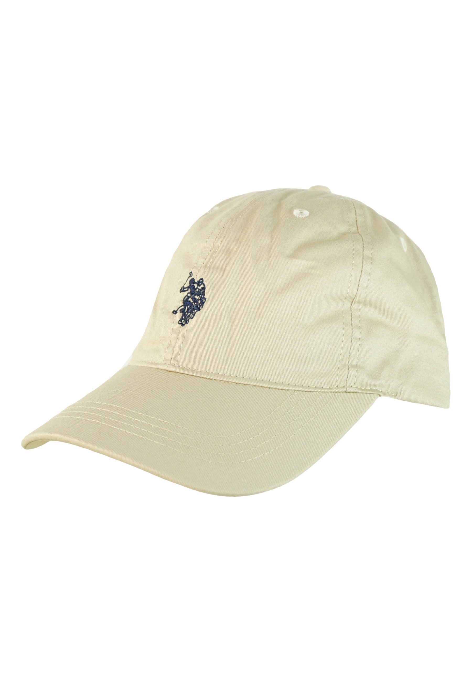 U.S. Polo Assn. Flat Cap Cap Basecap Polomütze rundes Dach (1-St)
