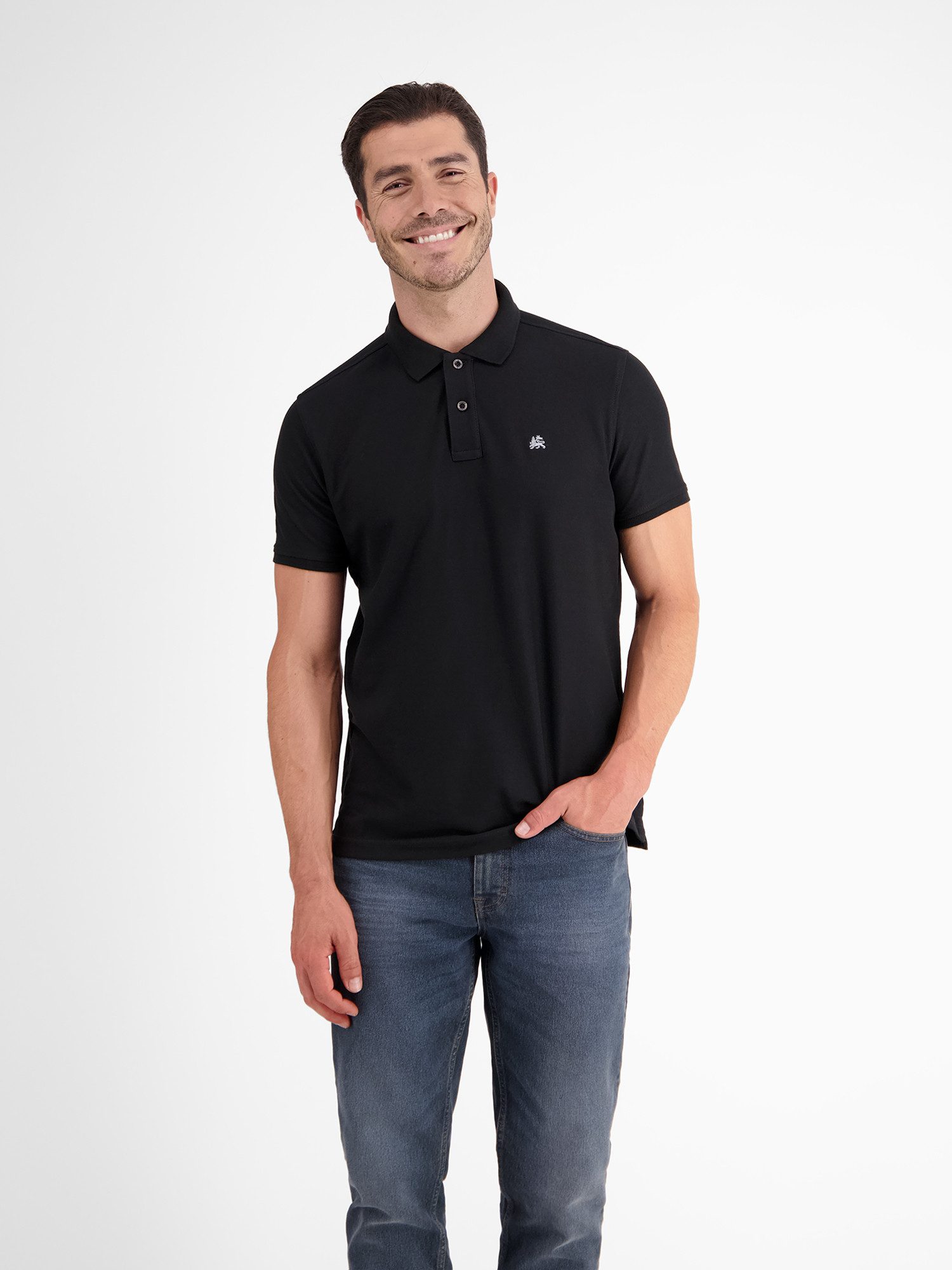 LERROS Poloshirt COOL & DRY mit Logo-Stickerei