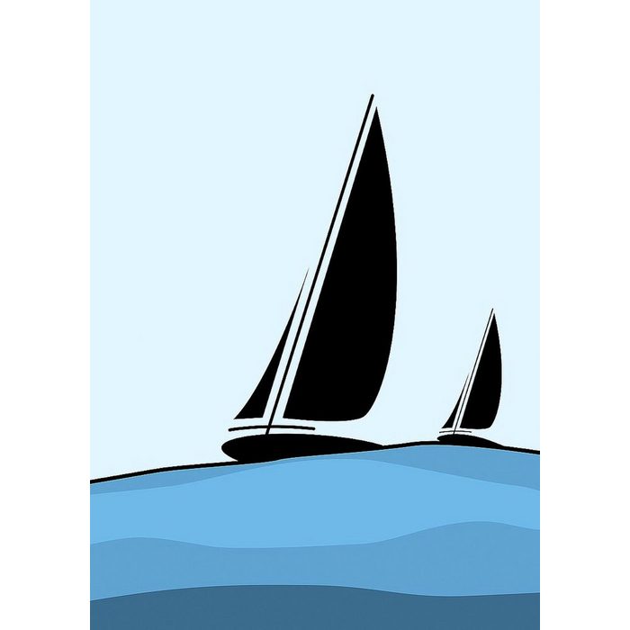 my home Leinwandbild AYSE / Sailing (1 St)
