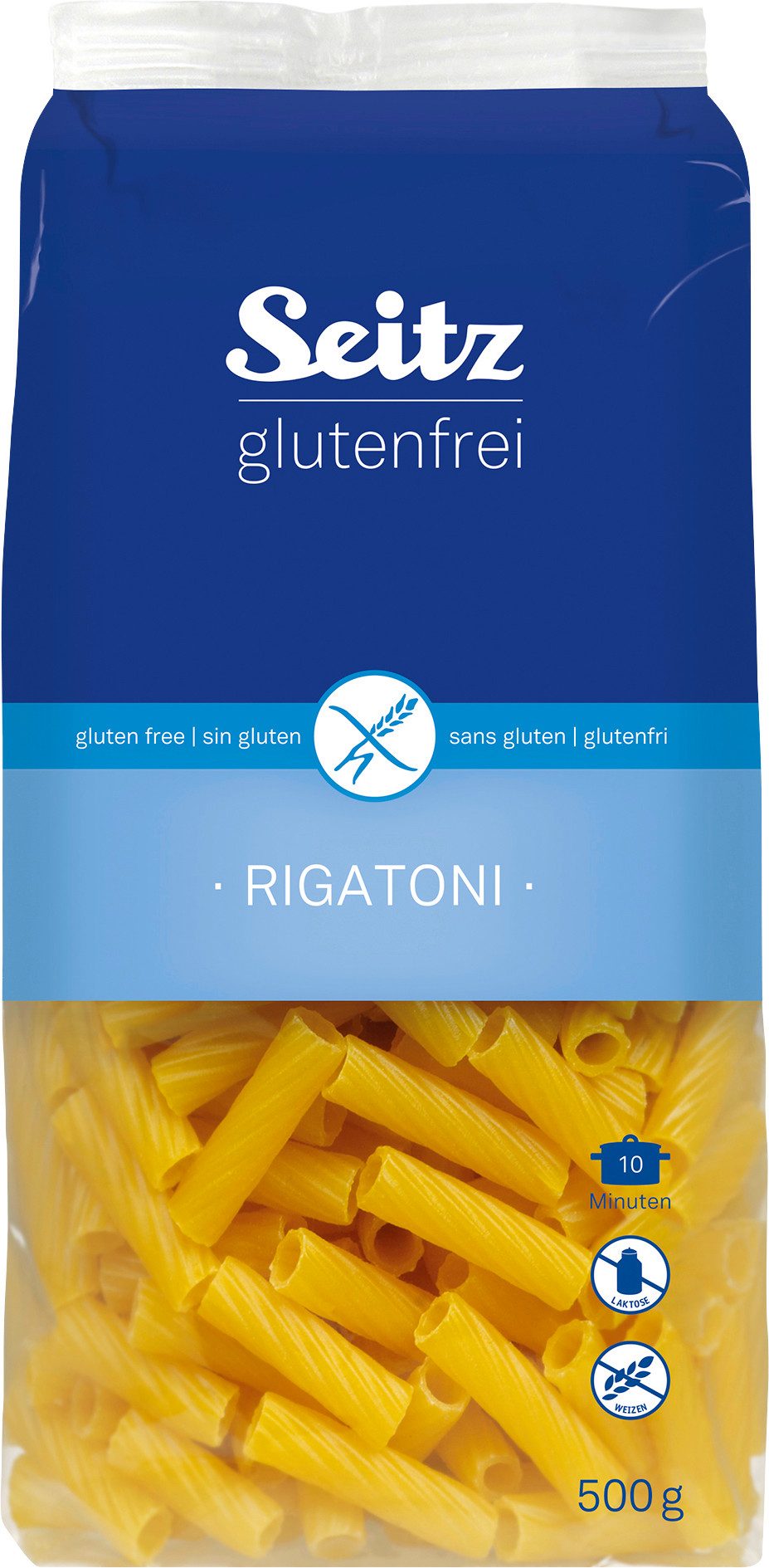 Seitz glutenfrei Nudeln, Seitz Rigatoni 500g