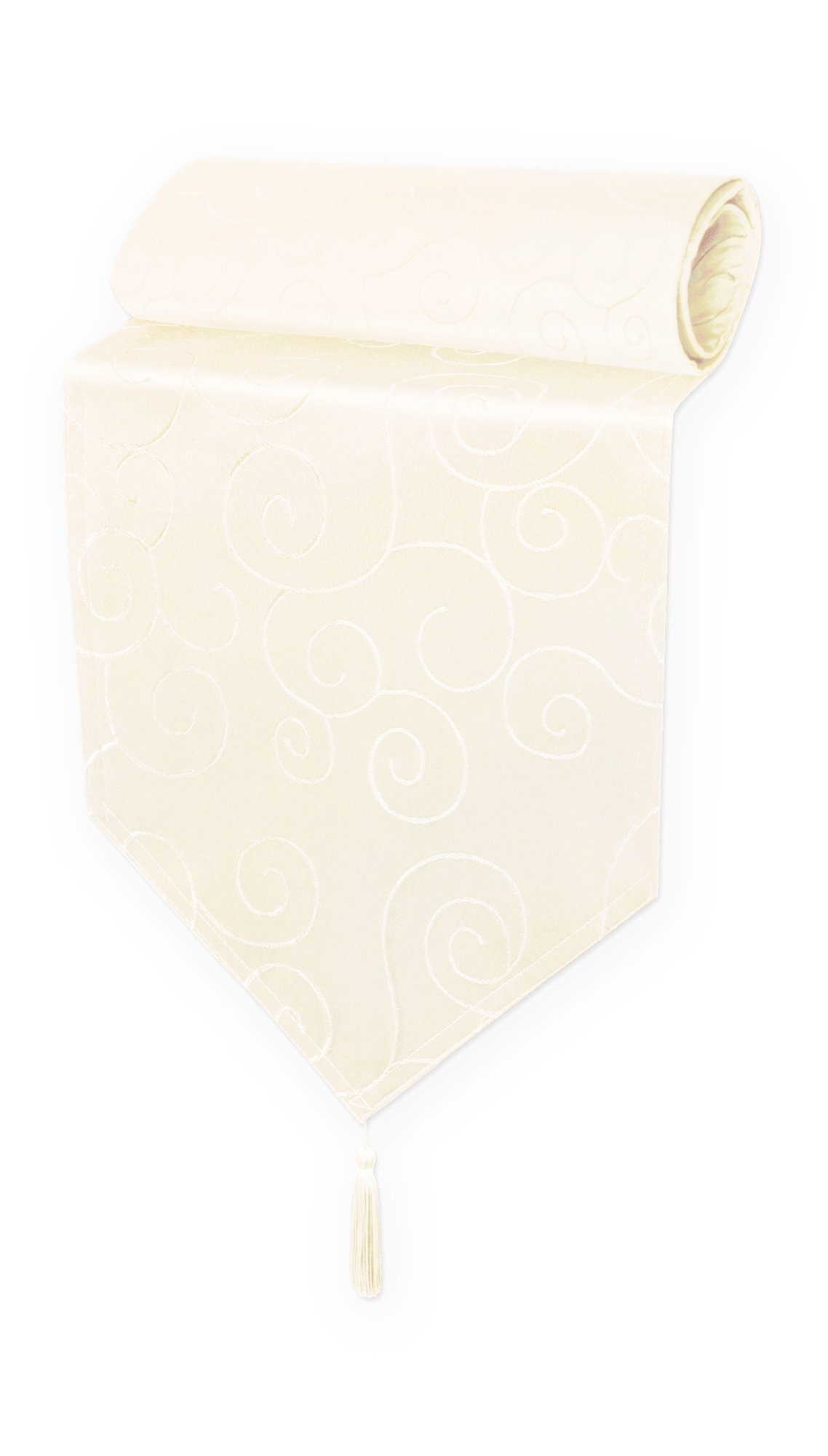 Haus und Deko Tischdecke Tischläufer Damast Ornamente klassisch Tischdecke günstig online kaufen