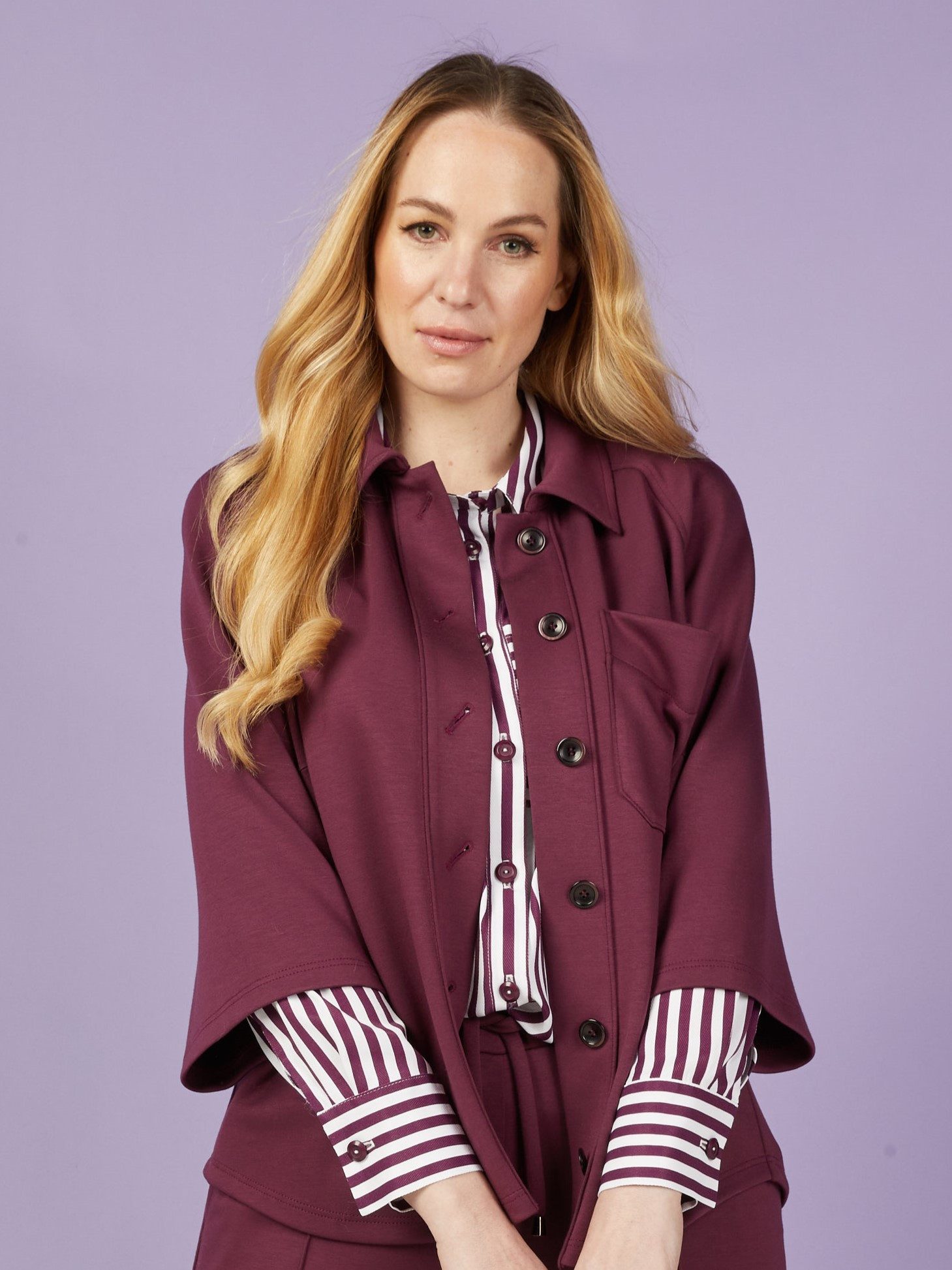 Mona Lisa REDLINE Jerseyblazer Große Größen elegant & sportlich