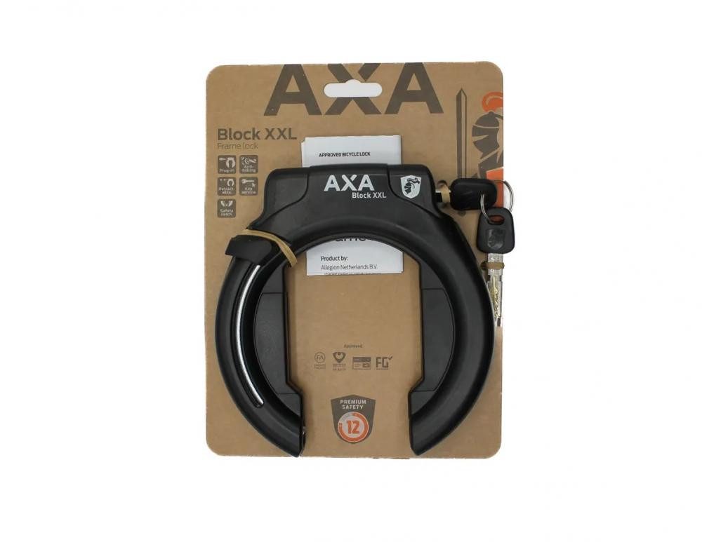 AXA Rahmenschloss AXA Rahmenschloss Block XXL SK 12 XXL Schwarz - extra breiter