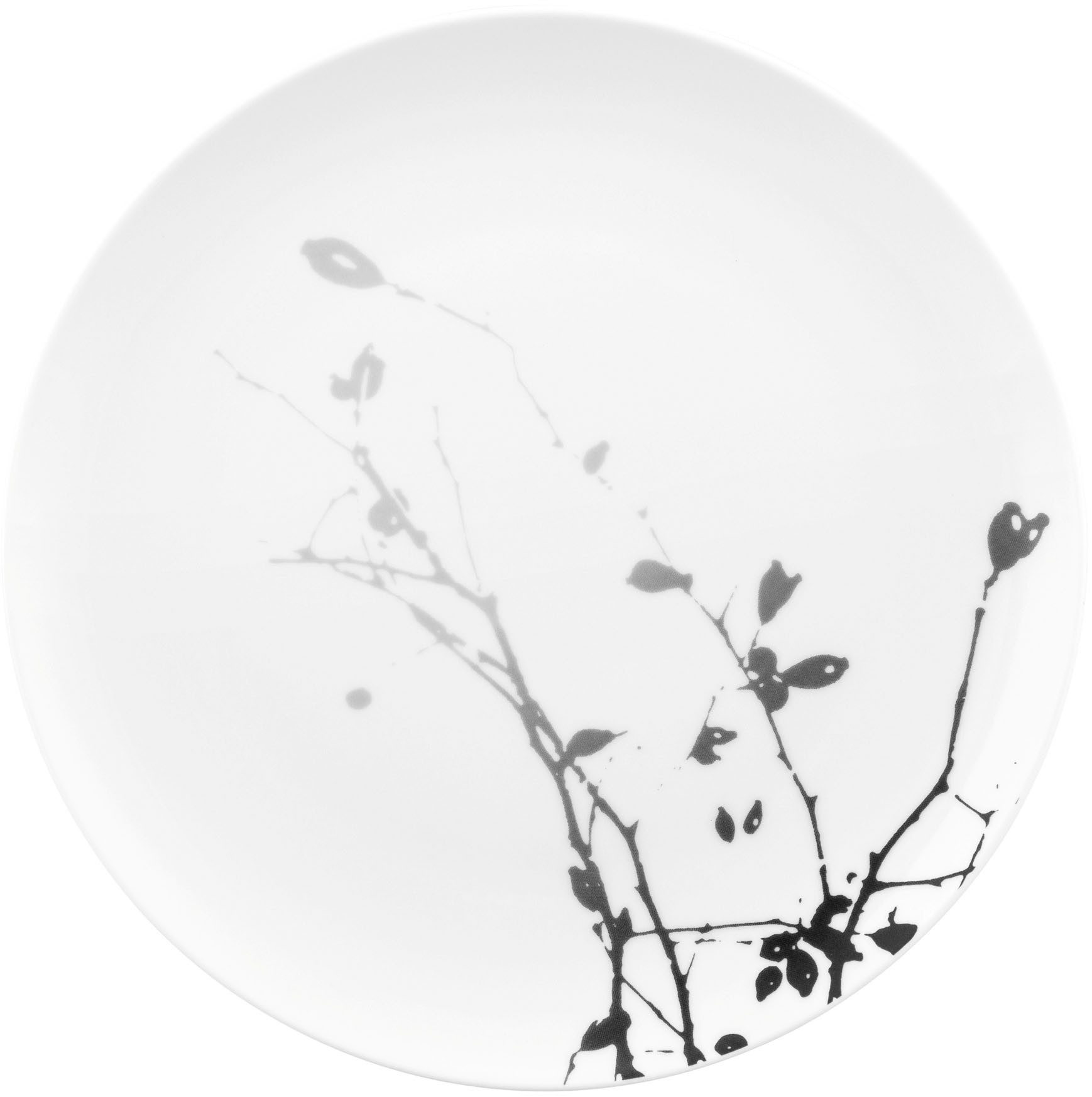 Seltmann Weiden Frühstücksteller Liberty - Dark Rose Hip, (1 St), Teller rund 22,5 cm