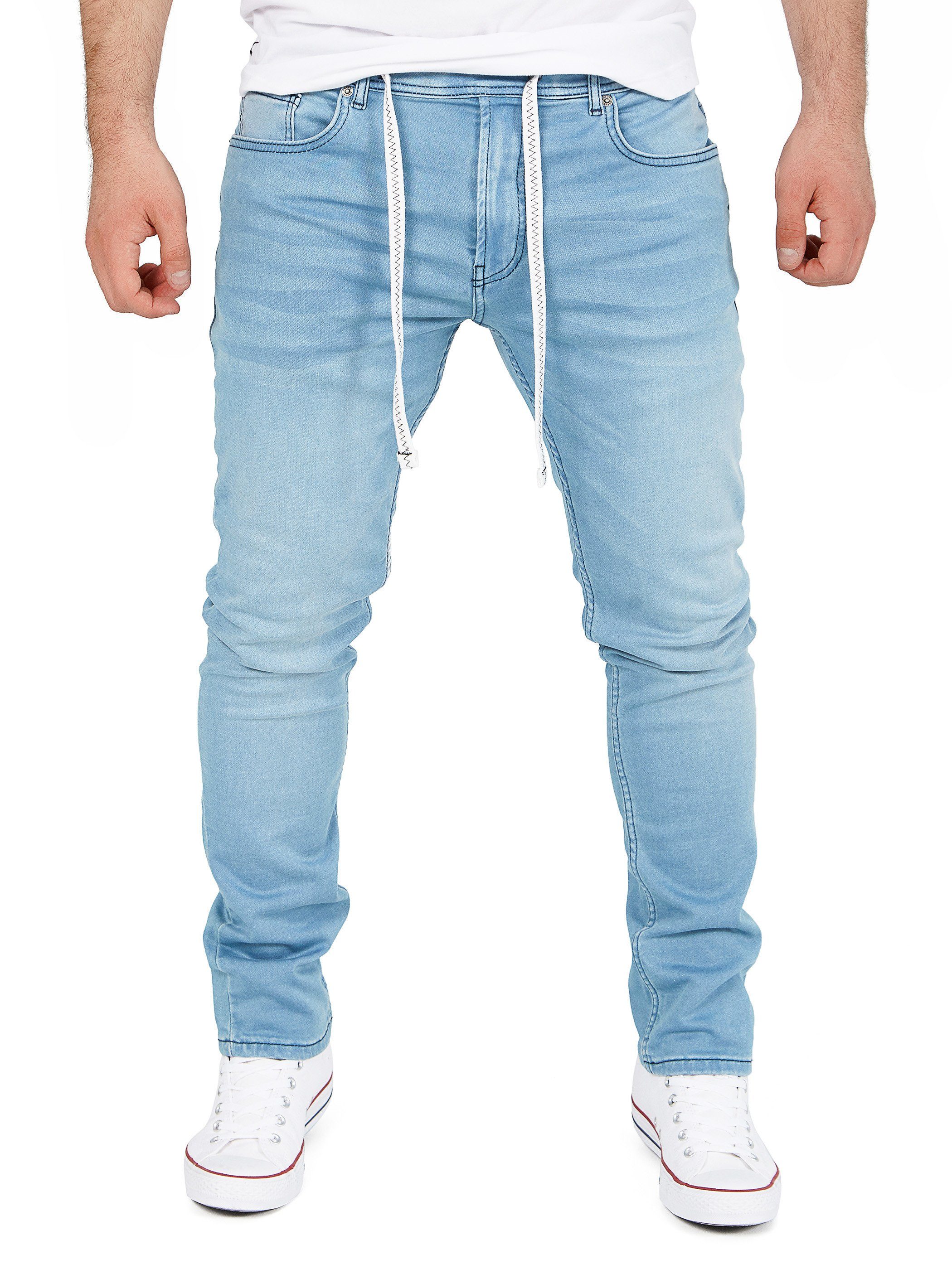 Yazubi Sweatjeans Jogginghose Herren Jogg in Jeans Steve Stretch Hose in Jo günstig online kaufen