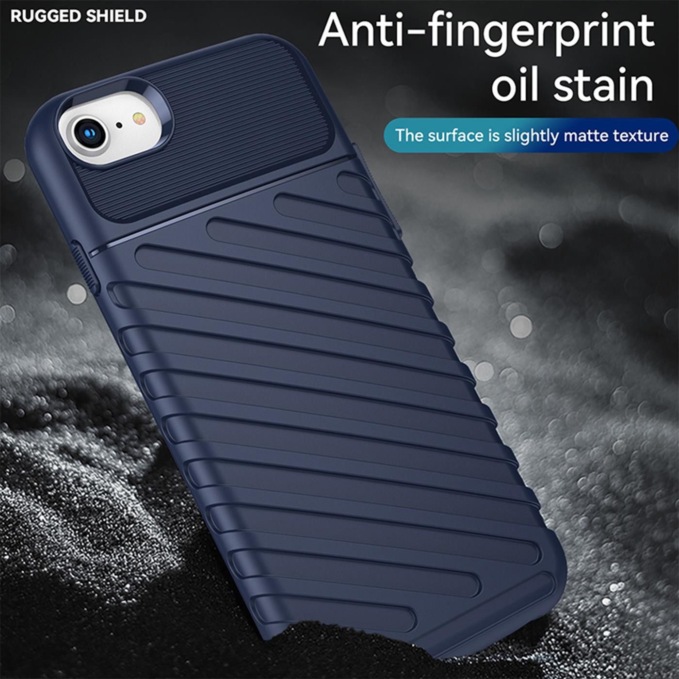 CoolGadget Handyhülle Thunder Hybrid Case für Apple iPhone SE 2020/2022 4,7 Zoll, stylische rutschfeste Schutzhülle Handy Hülle für iPhone 7/8, SE 2/3 – Bild 5 von 5