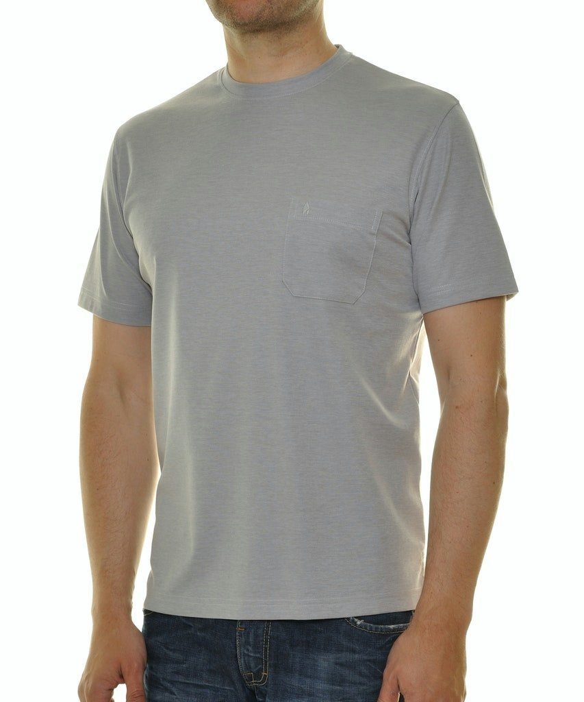 021-SILBER Brusttasche RAGMAN T-Shirt mit