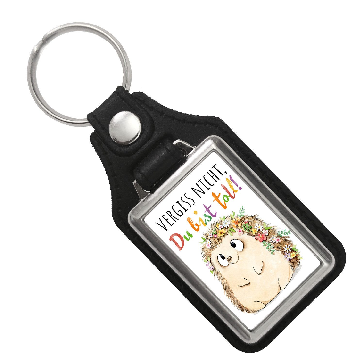 speecheese Schlüsselanhänger Igel Schlüsselanhänger mit Kunstleder günstig online kaufen