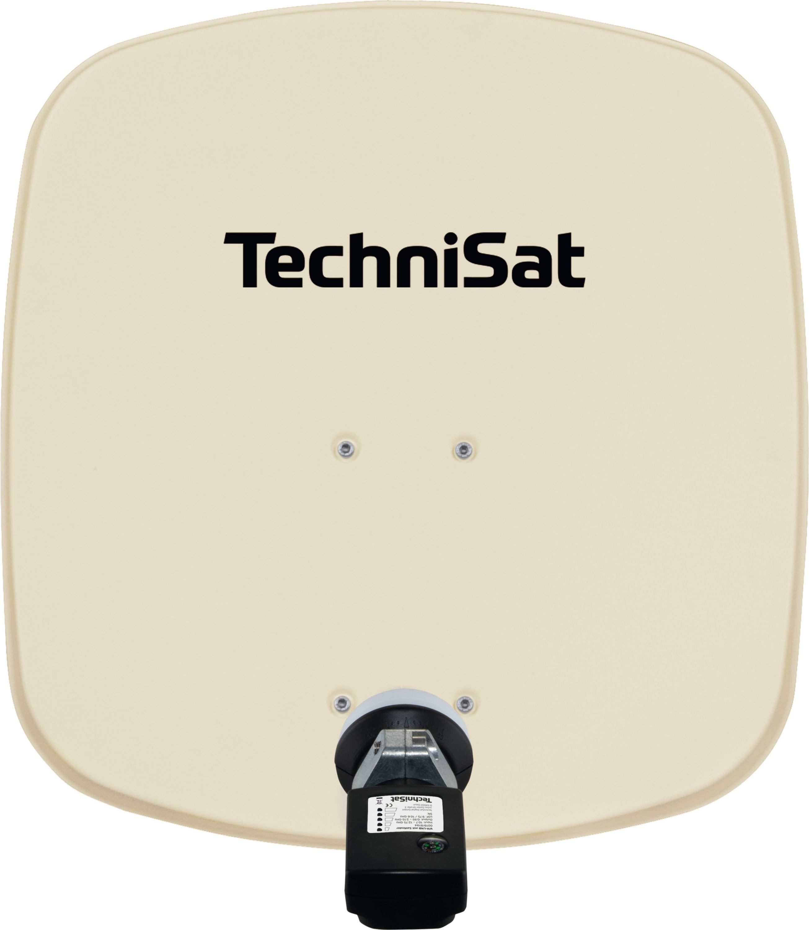 TechniSat DIGIDISH 45 mit Satfinder V/H-LNB Sat-Spiegel (45 cm, Aluminium, LNB mit Satfinder)