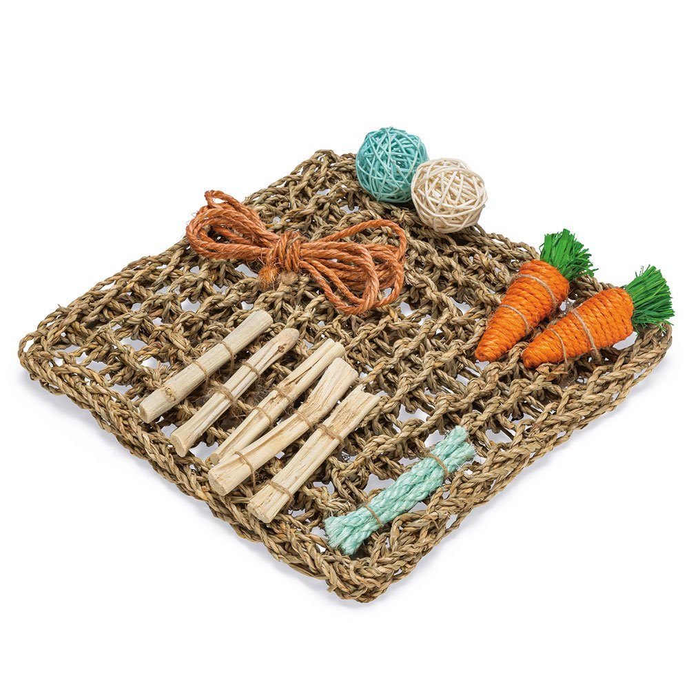 Beeztees Tier-Beschäftigungsspielzeug Beeztees Spielmatte Nature für Nager